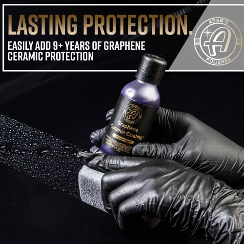 Adam's Polishes Advanced Graphene Ceramic Coating - 10H Graphene Coating for Auto Detailing, 9+ Years of Car Protection & Patented UV Technology, Apply After Car Wash & Paint Correction