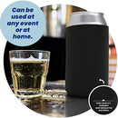 8Pcs Blank Beer Can Cooler Sleeves Bulk Can Sleeve Foam Sleeves Plain Soft Insulated Blanks Reusable Beer Can Coolers for Soda Beer Wedding Party Favors and Gifts Supplies.