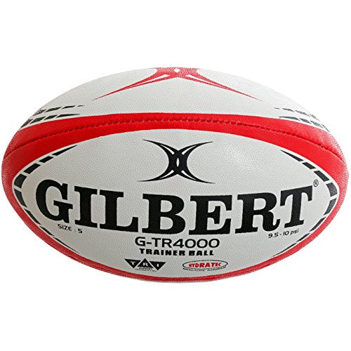 (Size 4, Red) - Gilbert G-TR4000 Rugby Training Ball