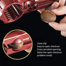 Nut Cracker Tool, Nutcracker Tool for All Nut Walnut Plier with Non-Slip Handle Red Pecan Nut Cracker Tool Multifunction Sheller Opener for Melon Seeds Walnut Chestnut