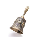 FLYTENG-Hand Bell Call Bell Brass Wedding Bells,Very Loud Handbell，Hand Bells for Kids and Adults