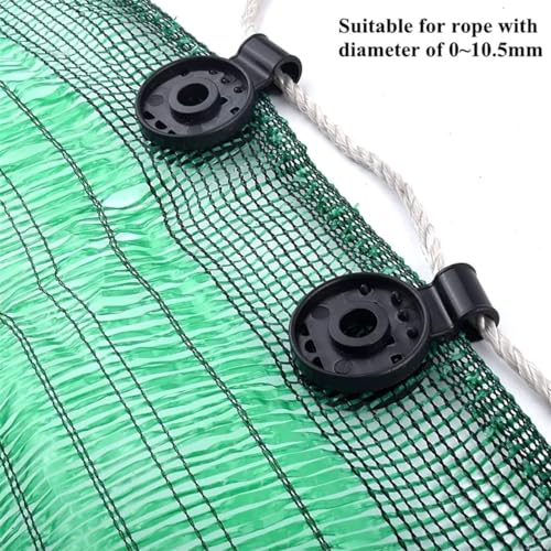 200 Pack Shade Cloth Clips, 2024 New Shade Cloth Heavy Duty Lock Grip, Premium Shade Cloth Plastic Clips, Shade Cloth Clips Uv Resistant Shade Fabric Clips for Outdoor Shade Fabric Accessories