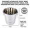 [2PCE] Home Master Stainless Steel Ice Bucket for Elegant Serving, Keep Your Drinks Chilled in Style