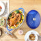 Velaze 7.5 QT Enameled Oval Dutch Oven Pot with Lid, Cast Iron Dutch Oven with Dual Handles for Bread Baking, Cooking, Frying, Non-stick Enamel Coated Cookware