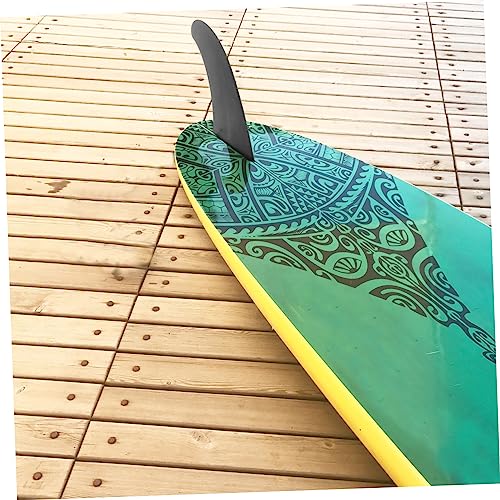 BESPORTBLE 2pcs Surfboard Fin Single Tab Fin Longboard Center Fin Paddleboard Accessories Surfboard Paddleboard Longboard Fin Stand up Paddle Board Fin Paddle Fin Marine Tail Plastic