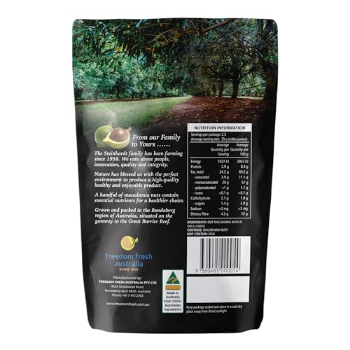 Freedom Fresh Australia Happy Nut Dry Roasted Macadamias 225g