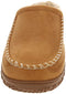 Dockers Mens Slipper, Rugged Clog Moc Toe with Sherpa Lining, Tan, Size 14