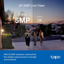 TP-Link Tapo Smart Battery Video Doorbell, Home Security System, 2K 5MP, Colour Night Vision, Flexible, Smart AI Detection, IP64, Anti-theft Alarm, Two-Way Audio, 180-Day Battery Life (Tapo D230S1）