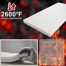 0.61M*1M Ceramic Fiber Insulation Blanket High Temperature Thermal Fireproof Insulation Mat for Furnace, Kiln, Forge, Stove, Pizza Oven