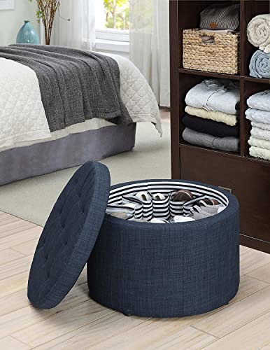 Designs4Comfort Round Shoe Ottoman