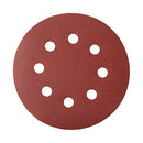 100Pcs Sanding Discs Pads， Hook and Loop Adhesive Sanding Discs Sandpaper 80/180/ 240/320/ 400/800/ 1000/1500/ 2000/3000 125mm with 8 Holes for Random Orbital Sander