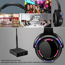 10pcs Bundle Wireless Silent Disco LED Flashing Light Headphones with 1 Transmitter 500m Distance