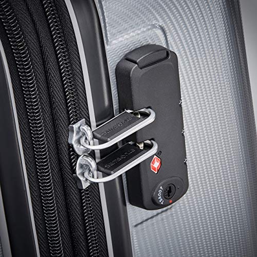 Samsonite Winfield 3 DLX Hardside Luggage with Spinner Wheels, Silver, 3-Piece Set (20/25/28), Winfield 3 DLX Hardside Expandable Luggage with Spinners
