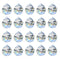 MerryNine 20 Pack Crystal Ball 0.8"/20mm Prism Sun Shine Catcher Rainbow Pendants Maker, Hanging Crystals Prisms for Windows, for Feng Shui, for Gift (Clear)