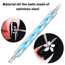 SENHAI 18Pcs Polymer Modeling Clay Sculpting Tools, Dotting Tools, Ball Stylus, Rubber Tips, Ceramic Clay Indentation Tools for Pottery Sculpture, Rock Painting, Art Carving Embossing