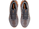 ASICS Men's Gel-Kinsei Blast Running Shoes, 9.5, Sheet Rock/Shocking Orange
