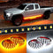 Nilight Truck LED Running Board Lights 2PCS 48nch LED Side Maker Light with White Courtesy Light & Sequential Amber Turn Signal Light LED Lighting Strips Running Lights Kit for Trucks Pickup SUV