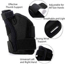 Thumb Spica Splint Wrist Stabilizer Support Brace For thumb Pain, Tendonitis, Arthritis & Sprains One Size Fits Most Fits Both Hands Unisex Black 1 Piece