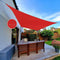 AOGESHI Sun Shade Sail Red 2.5×6.5m Rectangle Waterproof,Sun Shade UV Block,Canopy Shade Sail Awning for Outdoor,Patio,Garden,Playground(We Make Custom Size)