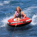 Airhead Mach 1, 1 Rider Towable Tube for Boating, Red