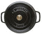 Staub Round Cocotte, 24 cm, Black