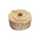 10M-50M Sisal Rope Natural Jute Hemp Manila Twine Cord Thick 6mm Craft, Versatile Use for Crafts, Gardening, Boating, Home Decor - Available in 10M to 50M Lengths