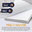Avarrix Australia A4 Sticker Paper, Paper-Based Matte White, 100 Sheets, Self Adhesive Premium Sticker Paper for Inkjet and Laser Printer, 100gsm Thickness Printable Label Sheets