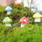 ZDHSOY 20Pcs Fairy Garden Mushrooms - Mini Mushroom Miniature Figurines for Micro Landscape/Bonsai Craft (Miniature Mushroom， 20Pcs)