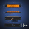 Nilight TL-14 10PCS 3.8â€ 6 Amber Indicator Rear Side Truck Trailer RV Cab Boat Bus Lorry LED Marker Clearance Light