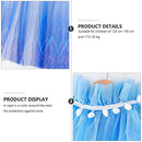 TOYANDONA Princess Cloak Mesh Fairy Cape Princess Cosplay Dress Up Halloween Christmas Costumes Children Girls