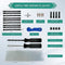ZERINT TT-M26 Tubeless Tire Repair Kits, 26pcs Compact Tire Puncture Repair Kit, Tire Repair Tools and Tire Repair Plugs for Cars Motorcycles