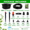 240FT Drip Irrigation System Kit, Automatic Garden Watering Misting System for Greenhouse, Yard, Lawn, Plant with 1/2 inch Hose 1/4 inch Distribution Tubing and Accessories