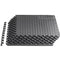 Yes4All Interlocking Exercise Foam Mats – Interlocking Floor Mats for Gym Equipment – Eva Interlocking Floor Tiles (24 Square Feet – Black – 6 pcs)