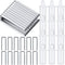 40 Pieces Plantation Shutter Repair Tool Set, Including 20 Spring Loaded Shutter Pins and 20 Tilt Rod Louvers Staples Replacement for Windows Tools Supplies