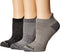 MERRELL Womens Wool Everyday Half Cushion 3 Pair Casual Sock, Charcoal Heather, Small-Medium US