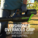Greenworks 80V (125 MPH / 500 CFM / 75+ Compatible Tools) Cordless Axial Leaf Blower, 2.0Ah Battery and Charger Included