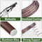 ZELARMAN Bonsai Training Wire Set of 4 - Total 128 Feet(32 Feet Each Size) 3 Size - 1.0MM,1.5MM,2.0MM - Corrosion and Rust Resistant (with Bonsai Wire Cutter)