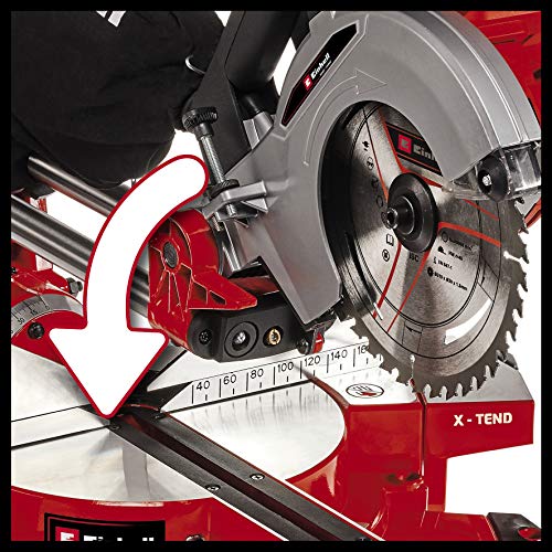 Einhell TE-SM 36/210 Li - Solo Power X-Change Cordless Sliding Mitre Saw - Supplied Without Battery & Charger