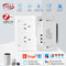 ZigBee Wall Outlet Socket,Wall Charger Outlet Socket, 16A Plug Charger Smart Power Point GPO Voice Control Compatible with Alexa & Google Assistant, Timer Schedule,SAA Certified Overload Protection