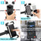 Bike Phone Mount, One-Second Lock Bicycle Phone Holder with 4 Stainless Steel Telescopic Clamp Arms for Super Stability 360°Rotation (Bike Mounting)