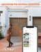 Dzees Solar Security Cameras Wireless Outdoor, 2K Battery Powered Security Camera, 360° PTZ Camera with Spotlight, Siren, Color Night Vision, AI Dectection, IP66 for Home Security, 2.4GHz