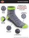 Dickies Men's Dri-tech Moisture Control Quarter Socks (6, 12, 18 Pairs), Black (6 Pairs), 6-12