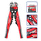 TOPEX 260-Piece Wire Stripper Self-Adjustable Crimper Plier Set Terminals Wire Cutter Connectors Tool