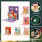 3D Christmas Cards, 6PCS Pop Up Christmas Cards with Envelopes Merry Xmas Season Greetings Cards Merry Christmas Card for Holiday Postcards Christmas Day Gifts