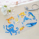 Bath Mats for Tub Kids,Non Slip Baby Bath Mat with Suction Cups for Tub Shower Anti-Slip Mat Cartoon Non Slip Bathtub Mat for Kids,27 x 15 Inch Cute Pattern Design