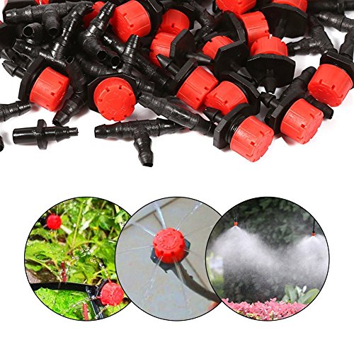 Micro Drip Irrigation System with Hose Timer Dripper Sprinkler Plant Watering Irrigation Pipe Irrigation Spray for Flower Lawn Patio Garden Greenhouse Plants