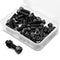 (40 Sets) M6 x 16mm Bolts and Nuts Set Socket Head Cap Screws 12.9 Grade Alloy Steel Black Full Thread