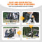 KingCamp Hammock Camping Chair Swinging Rocking Recliner Chair for Backyard Lawn Beach Camp Outside Indoor Adults Portable Lounger Folding Chair Hold Up to 300lbs with Carrying Bag(Black/Grey-2 Pack)