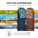 KingCamp Backpacking Sleeping Bag Lightweight Warm & Cold Weather Sleeping Bags for Adults Ideal for Hiking Camping Outdoor Adventures XL Coffee Right Zipper