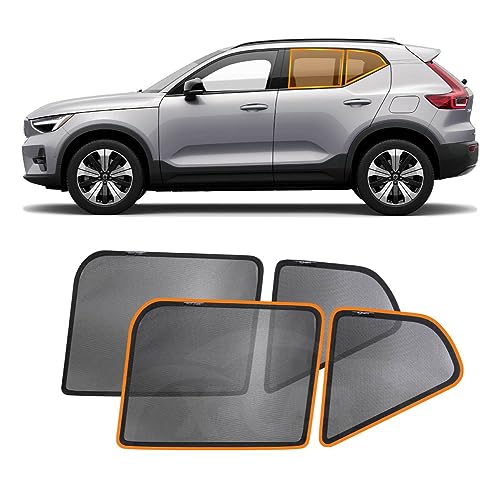 X-CAR Rear Window Sun Shade for Volvo XC40 2018-2024 Magnetic Car Sun Blind Mesh